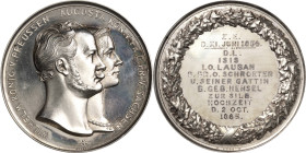 Schlesien-Medaillen
 Silbermedaille o.J. (graviert 1885) (W. Kullrich/G. Loos) Zur Erinnerung an die Silberne Hochzeit mit eingravierter Widmung der ...