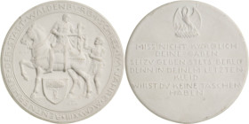 Schlesien-Medaillen
 Weiße Porzellanmedaille 1923 (Porzellanfabrik Karl Krister, Schlesien) Rentnerhilfe der Stadt Waldenburg. Hl. Martin zu Pferd na...
