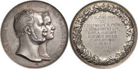 Schlesien-Medaillen
 Silbermedaille o.J. (graviert 1924) (W. Kullrich/G. Loos) Zur Erinnerung an die Silberne Hochzeit mit eingravierter Widmung der ...