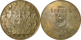 Schlesien-Medaillen
 Bronzemedaille 1930 (Th. Gosen) Siegermedaille der Deutschen Kampfspiele in Breslau. Reichsadler umgeben von Darstellungen versc...