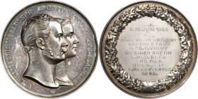 Schwarzburg-Rudolstadt
Günther Victor 1890-1918 Silbermedaille o.J. (graviert 1892) (W. Kullrich/G. Loos) Zur Erinnerung an die Silberne Hochzeit mit...