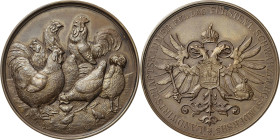 Schwarzburg-Sondershausen
Karl Günther 1880-1909 Bronzemedaille o.J. Ehrenpreis der Landwirtschaftskammer für Leistungen in der Geflügelzucht. Hahn u...