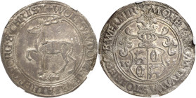Stolberg-Stolberg
Wolfgang, Ludwig, Heinrich, Albrecht Georg und Christoph 1538-1555 Taler 1553, Stolberg Hirsch. Jahreszahl 3 über 3 geschnitten. Im...