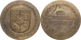 Thüringen
 Bronzemedaille o.J. (1933/1945). Prämie für züchterische Leistungen. Das Thüringer Wappen im Lorbeerkranz / 3 Zeilen Schrift im Lorbeerkra...