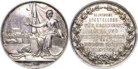 Ulm, Stadt
 Silbermedaille 1900 (W. Volk) Allgemeine Ausstellung für Kochkunst, Hotel- und Wirtschaftswesen und verwandte Gebiete in Ulm. Sitzende St...