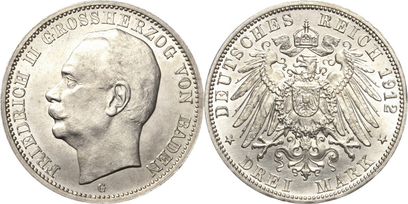 Bayern
Otto 1886-1913 3 Mark 1912 D Jaeger 47 Prachtvolles Exemplar vom Erstabs...