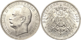 Bayern
Otto 1886-1913 3 Mark 1912 D Jaeger 47 Prachtvolles Exemplar vom Erstabschlag. Fast Stempelglanz/Stempelglanz