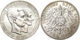 Braunschweig-Lüneburg
Ernst August 1913-1918 5 Mark 1915 A Ohne Lüneburg - Regierungsantritt und Hochzeit Jaeger 56 Selten. Av. Kratzer, vorzüglich-S...