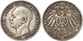 Oldenburg
Friedrich August 1900-1918 2 Mark 1900 A Jaeger 94 Sehr schön