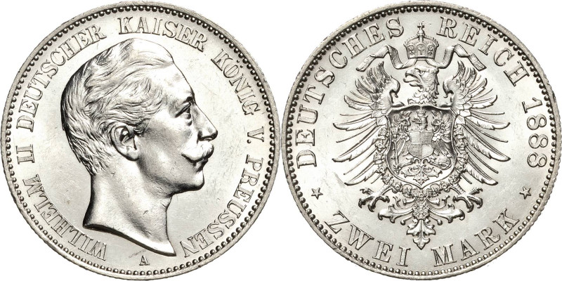 Preußen
Wilhelm II. 1888-1918 2 Mark 1888 A Jaeger 100 Fast vorzüglich/vorzügli...