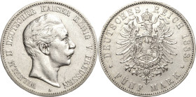 Preußen
Wilhelm II. 1888-1918 5 Mark 1888 A Jaeger 101 Fast sehr schön/sehr schön