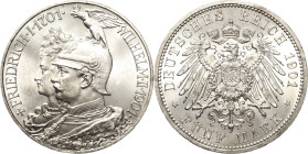 Preußen
Wilhelm II. 1888-1918 5 Mark 1901 A 200 Jahre Königreich Jaeger 106 Prachtvolles Exemplar. Min. Randfehler, fast Stempelglanz/Stempelglanz