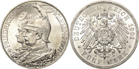 Preußen
Wilhelm II. 1888-1918 5 Mark 1901 A 200 Jahre Königreich Jaeger 106 Prachtvolles Exemplar. Min. Kratzer, fast Stempelglanz