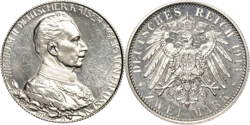Preußen
Wilhelm II. 1888-1918 2 Mark 1913 A Regierungsjubiläum Jaeger 111 Kl. K...