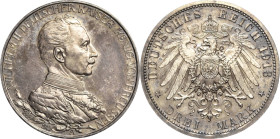 Preußen
Wilhelm II. 1888-1918 3 Mark 1913 A Regierungsjubiläum Jaeger 112 Prachtvolles Exemplar mit herrlicher Patina. Leicht berührt, Polierte Platt...