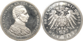 Preußen
Wilhelm II. 1888-1918 5 Mark 1913 A Uniform Jaeger 114 Avers kl. Kratzer, Polierte Platte-