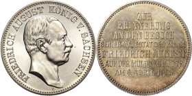 Sachsen
Friedrich August III. 1904-1918 2-Mark-Größe 1905 E Münzbesuch Jaeger 137 Prachtvolles Exemplar vom Erstabschlag. Fast Stempelglanz