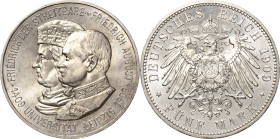Sachsen
Friedrich August III. 1904-1918 5 Mark 1909 (E) Universität Leipzig Jaeger 139 Vom Erstabschlag. Fast Stempelglanz