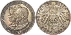 Sachsen
Friedrich August III. 1904-1918 5 Mark 1909 (E) Universität Leipzig Jaeger 139 Herrliche Patina, fast Stempelglanz/Stempelglanz