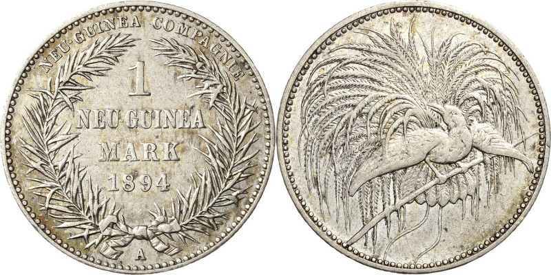 Deutsch-Neuguinea
 1 Neu-Guinea-Mark 1894 A Jaeger 705 Sehr schön-vorzüglich