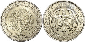 5 Reichsmark 1927 A Eichbaum Jaeger 331 Prachtvolles Exemplar. Fast Stempelglanz