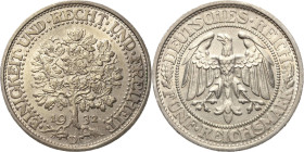 5 Reichsmark 1932 D Eichbaum Jaeger 331 Vorzüglich-prägefrisch