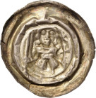 Sachsen - Die Markgrafschaft Meißen
Heinrich der Erlauchte 1221-1288 Brakteat, Meißen oder Freiberg Sitzender Markgraf mit Schwert und Kreuzstab (aus...