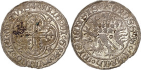 Sachsen - Die Markgrafschaft Meißen
Friedrich IV. der Streitbare 1381-1428 Fürstengroschen o.J. (1400/1404?), o.Mzz.-Freiberg Mit f vor Löwen und Rin...