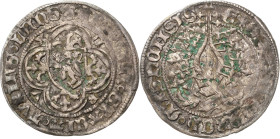 Sachsen - Die Markgrafschaft Meißen
Friedrich IV. der Streitbare 1381-1428 Thüringer- oder Helmgroschen o.J. (1406/1412), Rose-Freiberg oder Sangerha...