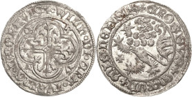 Sachsen - Die Markgrafschaft Meißen
Wilhelm I. von Meißen 1381-1407 Kreuzgroschen o.J. (1405/1407), beiderseits Kreuz-Freiberg Mit senkrechtem Kreuz ...