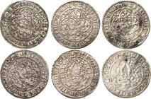 Sachsen - Die Markgrafschaft Meißen
Friedrich der Friedfertige 1385-1440 Thüringer- oder Helmgroschen o.J. (1406/1412), Rose-Freiberg Mehner 6/4 Krug...
