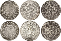 Sachsen - Die Markgrafschaft Meißen
Markgraf Friedrich IV. mit Markgraf Wilhelm II. und Landgraf Friedrich 1412-1425 Schildgroschen o.J. (1413/1420),...