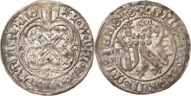 Sachsen - Das Kurfürstentum
Kurfürst Friedrich II. von Sachsen, der Sanftmütige 1428-1464 Pfahlschildgroschen o.J. (1437/1440), Revers 6-strahliger S...