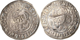 Sachsen - Das Kurfürstentum
Kurfürst Friedrich II. von Sachsen, der Sanftmütige 1428-1464 Schwertgroschen o.J. (1457/1464), beiderseits Lilie-Leipzig...