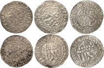 Sachsen - Das Kurfürstentum
Kurfürst Friedrich II. mit seiner Gemahlin Margaretha 1456-1464 Schwertgroschen o.J (1457/1463), Patriarchenkreuz-Colditz...