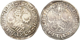 Sachsen - Das Kurfürstentum
Kurfürst Ernst, Herzog Albrecht, Herzog Wilhelm III. 1465-1482 Horngroschen 1465, Patriarchenkreuz-Colditz Mehner 22/12 K...