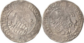 Sachsen - Das Kurfürstentum
Kurfürst Ernst, Herzog Albrecht, Herzog Wilhelm III. 1465-1482 Horngroschen 1466, 6-strahliger/5-strahliger Stern-Leipzig...