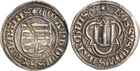 Sachsen - Das Kurfürstentum
Kurfürst Ernst, Herzog Albrecht, Herzog Wilhelm III. 1465-1482 Spitzgroschen 1475, beiderseits 6-strahliger Stern-Leipzig...
