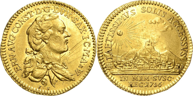 Sachsen-Weimar-Eisenach
Ernst August Constantin 1756-1759 Dukat 1756, FS-Eisena...