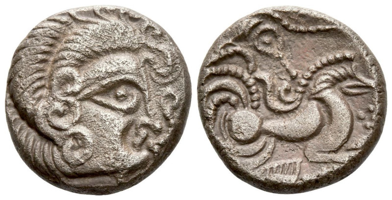 Celtic, Coriosolites, circa 100-50 Gaul, Northwest Stater circa 100-50, billon 1...