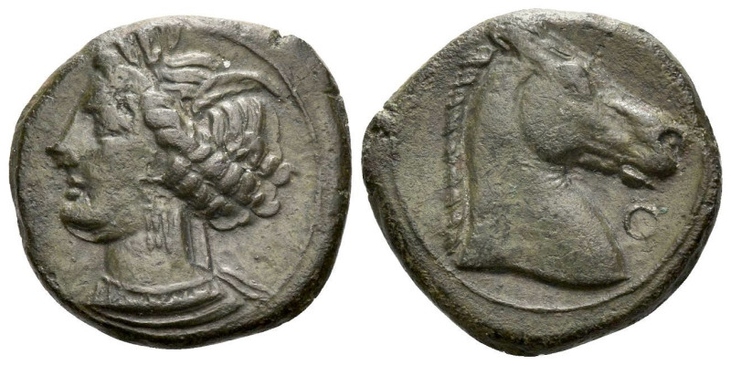 The Carthaginians in Sicily and North Africa, Carthage or Sardinia Bronze circa ...