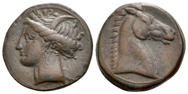 The Carthaginians in Sicily and North Africa, Carthage or Sardinia Bronze circa ...