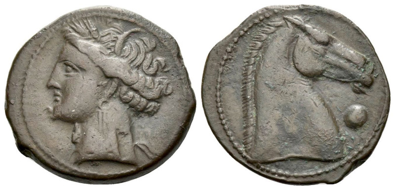 The Carthaginians in Sicily and North Africa, Carthage or Sardinia Bronze circa ...