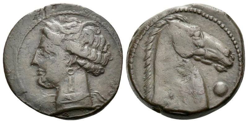 The Carthaginians in Sicily and North Africa, Carthage or Sardinia Bronze circa ...