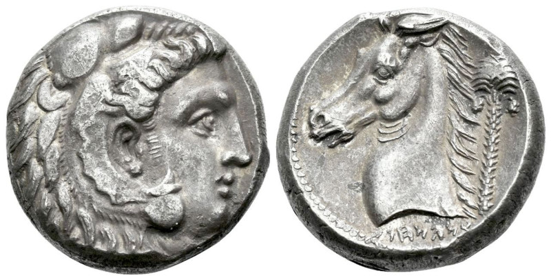 The Carthaginians in Sicily and North Africa, uncertain mint in Sicily Tetradrac...