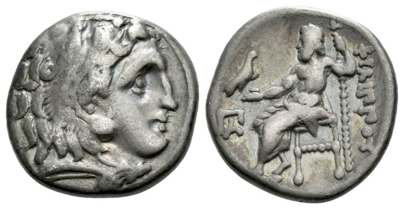 Kingdom of Macedon, Philip III Arridaeus, 323-317 Colophon Drachm in the types o...
