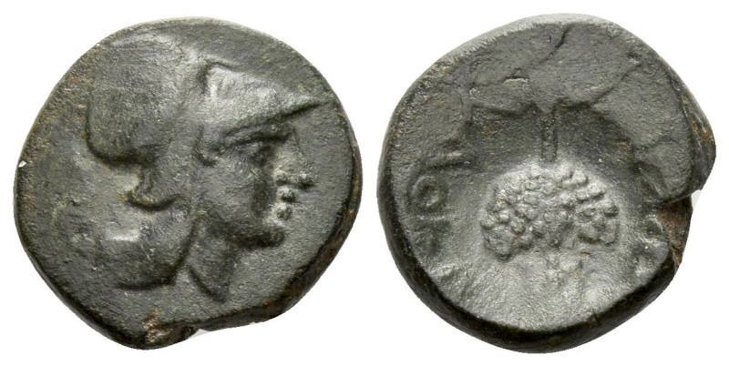 Locris, Locri Epicnemidii Bronze last quarter of the IV cent. BC, Æ 13.10 mm., 2...