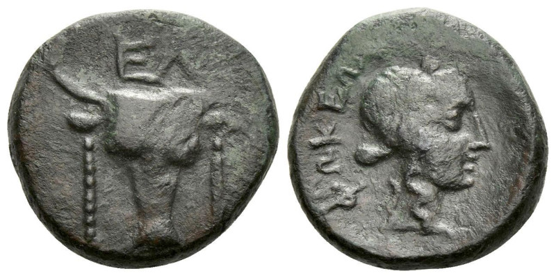 Phocis, Elateia Bronze early second quarter of the IV cent., Æ 16.10 mm., 4.78 g...