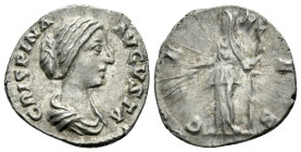 Crispina, wife of Commodus Denarius Rome circa 178-182 - Ex Lanz 66, 1993, 599 and Oslo Myntgallery 16, 150 sales. From a Scandinavian collection. Sol...