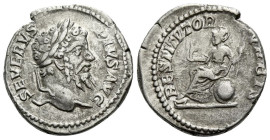 Septimius Severus, 193-211 Denarius Rome circa 201